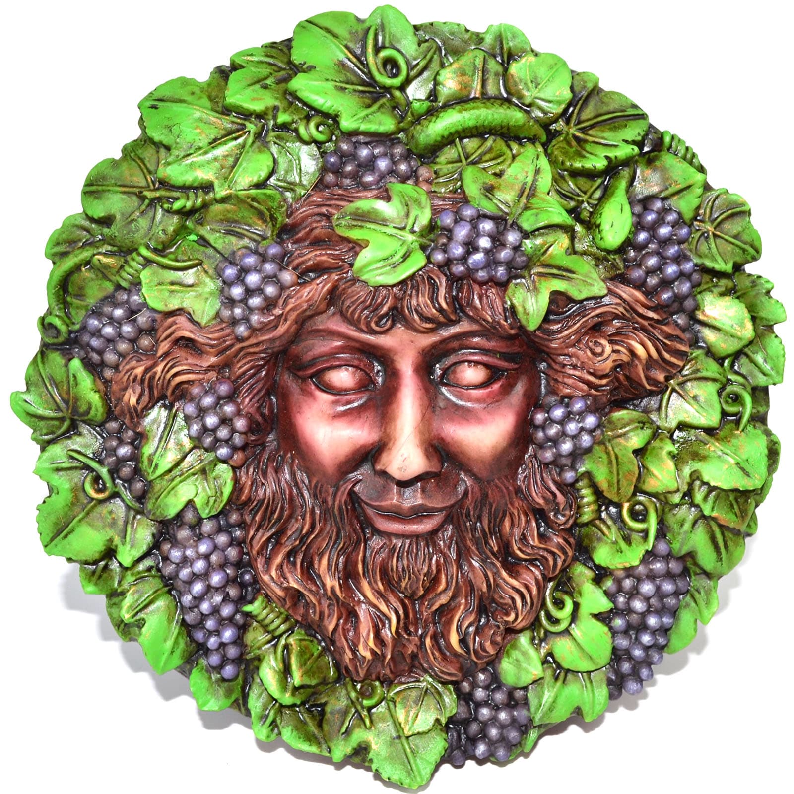 5" Bacchus wall plaque