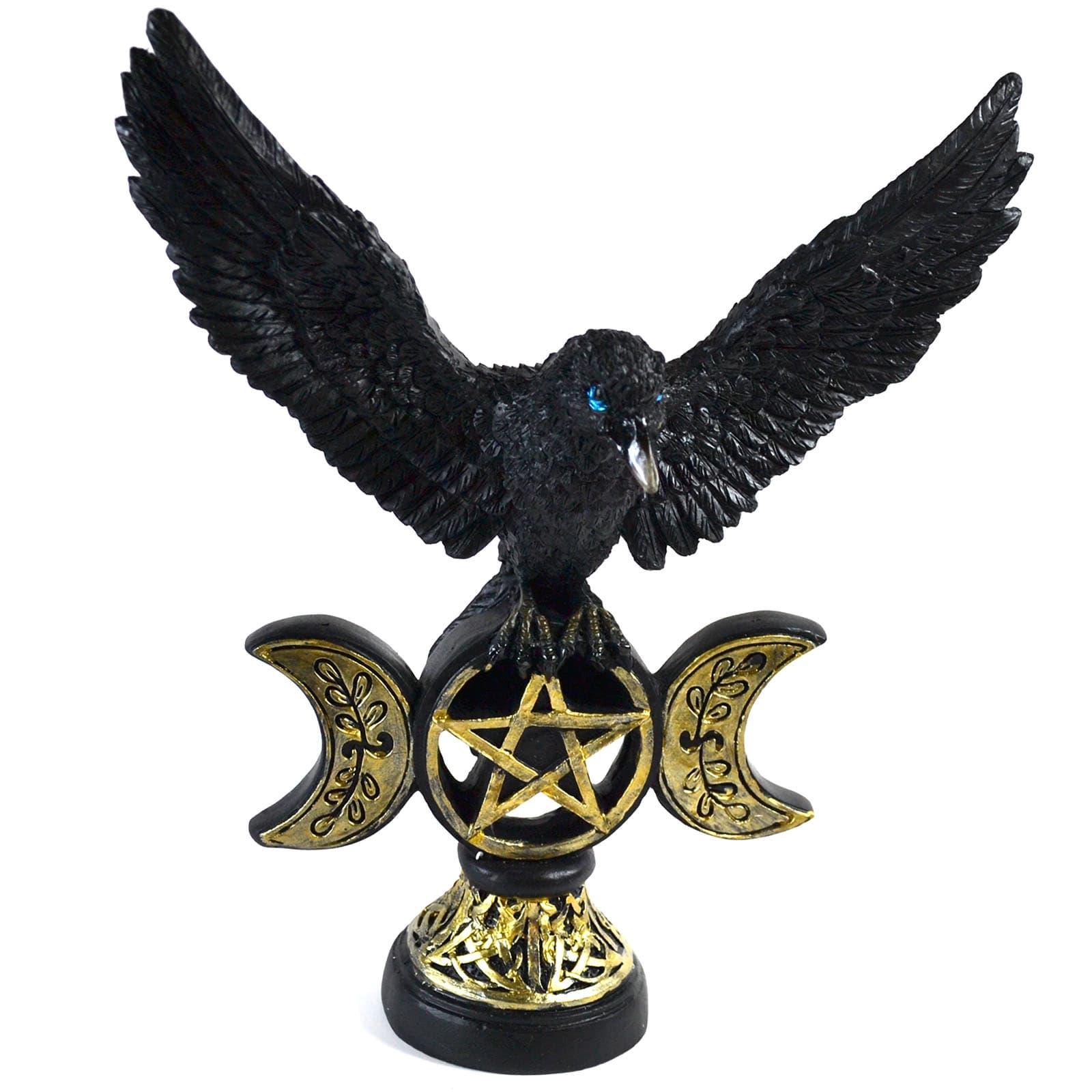 7 1/4" Flying Crow on Pentagram